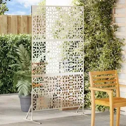 Maison Exclusive Sichtschutz Grau 100 x 50 x 180 cm aus Stahl