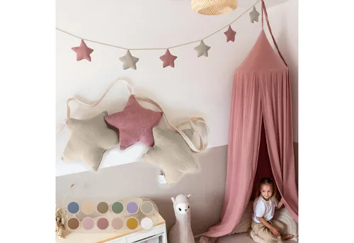 LILIMAUS Sternen Wimpelkette Stoff von lilimaus