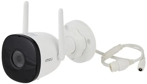 Imou Bullet 2C IP-Sicherheitskamera - Überwachungskamera für Innen & Außen mit 1080p HD Auflösung und Nachtsichtfunktion für optimale Sicherheit rund um die Uhr.