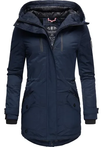 Produktbild Navahoo Wintermantel Avrille II – Sportlicher Damen Kurzmantel mit Kapuze