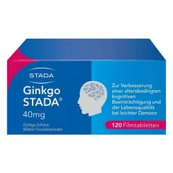 Ginkgo Biloba STADA 40MG FTA bei Gedächtnis- und Konzentrationss