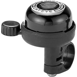 CATEYE Fahrradklingel PB-600 Super Mini Bell, schwarz, Glocke, Mini, Aluminium