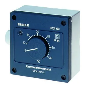 Eberle Controls AZT-A 524 510 ALLZWECKTHERMOSTAT - Nicht programmierbar, ideal für Außenbereiche oder feuchte Räume mit einem Temperaturbereich von 5-35°C und einfacher Wandbefestigung.