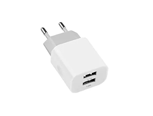 MUTTO USB Ladestecker, USB Ladegerät 5V 2A/10 W, USB Netzteil doppelstecker, 2 Ports mit intelligent Technologie