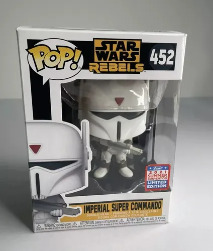 Star Wars Rebels - Imperial Super Commando 452 - Funko Pop! Vinyl Figur - Actionfigur aus der 2021 Summer Convention Limited Edition, ca. 10 cm hoch und perfekt für Sammler und Fans von Star Wars.