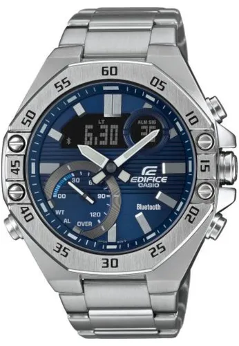 Edifice Ecb-10d-2aef Stainless Steel One Size