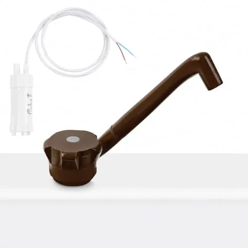 wamovo 12V Wasserhahn Set braun mit Tauchpumpe