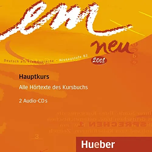 em neu 2008 Hauptkurs: Deutsch als Fremdsprache / 2 Audio-CDs