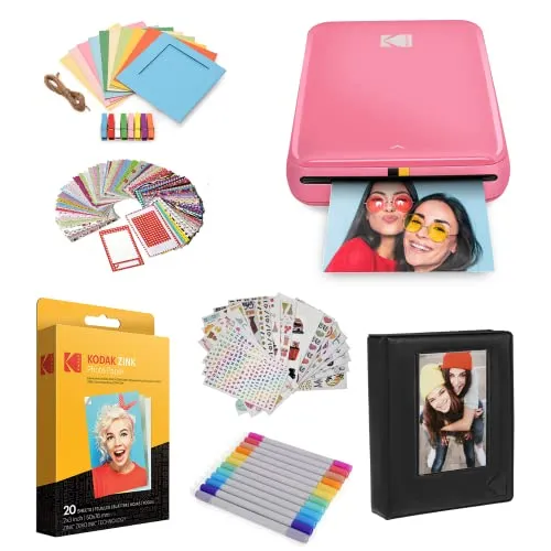 KODAK Step Sofortbilddrucker mit Bluetooth/NFC (Rosa) von Kodak