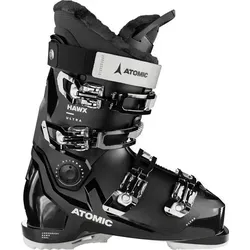 ATOMIC Damen Ski-Schuhe HAWX ULTRA W BLK/WHT - Skischuhe für All-Mountain-Skifahrerinnen, mit 98mm-Leisten für schmale Füße und Prolite Konstruktion für Leichtigkeit und Stabilität.