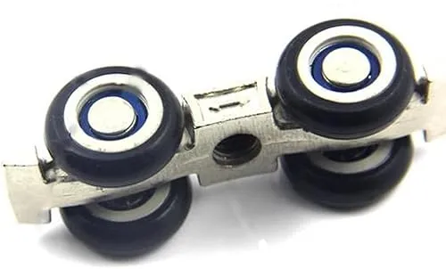 Linwnil 2 x Ersatzrollen für Duschkabinentür mit 22 mm Durchmesser (22 mm - 2 Stück)