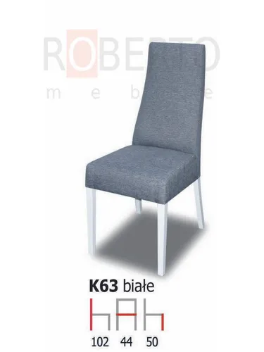 Luxus Design Polsterstuhl K63 – Eleganter Esszimmerstuhl aus Holz - Vielseitiger Esszimmerstuhl für Wohnzimmer, Büro und mehr. Hochwertige Polsterung und modernes Design bieten Komfort und Stil in jedem Raum.
