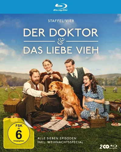 Der Doktor und das liebe Vieh - Staffel 4 [Blu-ray] - Herzerwärmende Tierarztgeschichten, ideal für die ganze Familie. Bewertung: Freigegeben ab 6 Jahren.