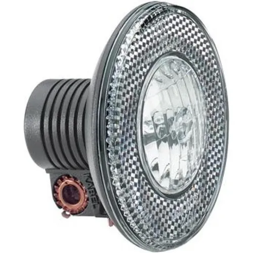 Busch + Müller Lumotec N2 mit Schalter - Beleuchtung & Reflektoren, leistungsstarke Frontleuchte mit integriertem Rückstrahler für optimale Sicherheit beim Radfahren.