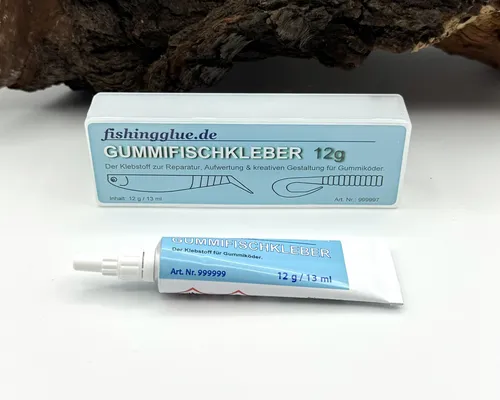Fishing Glue - Gummifischkleber 12g für Gummifische Swimbaits Kleber Reparatur