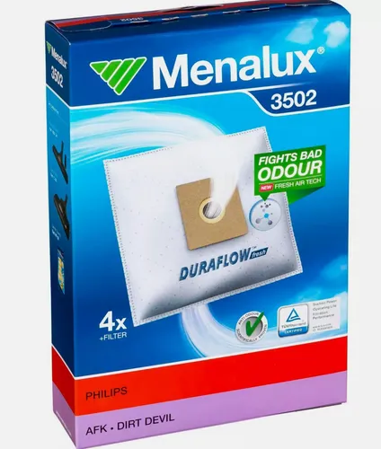 Menalux 3502 Staubsaugerbeutel Neuwarefür Philips AFK Dirt Devil