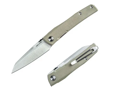REAL STEEL Destra Nitro-V Green G10 Gentleman Taschenmesser EDC Clip