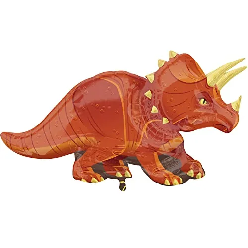 Anagram SuperShape Dinosaurier Triceratops Folienballon 106 x 60 cm Party Deko