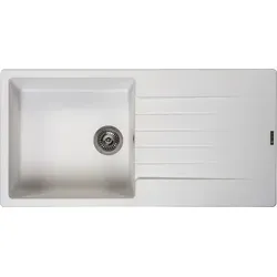 REGINOX Granitspüle Harlem 10 – Einbauspüle in Pure White von Reginox
