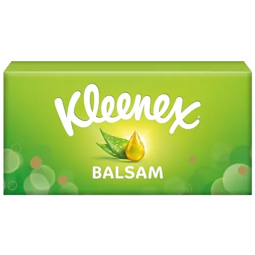 Kleenex Balm Taschentücher, 1 Packung mit 64 Taschentüchern von KLEENEX
