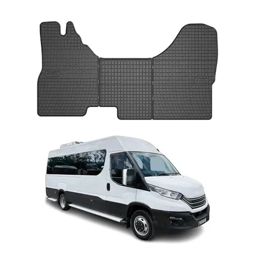 OMAC Auto-Fußmatten für Iveco Daily 2014-2019 - Fahrzeugspezifische 3D-Automatten, wasserdicht und rutschfest für maximalen Schutz und Sicherheit im Innenraum. Leicht zu reinigen und geruchsneutral.