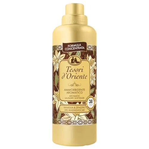 Tesori d’oriente Vaniglia & Zenzero Weichspüler Konzentrierte Formel für 38 Waschgänge 760ml NEW