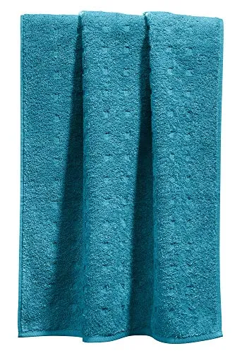 Möve Duschtuch Quadretti Walk-Frottier Petrol Größe 67x140 cm