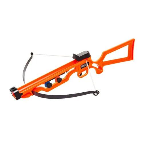 Petron SURESHOT Crossbow Kinder Armbrust mit 3 Pfeilen, orange/schwarz - Spielware für Kinder, fördert Geduld und Motorik mit sicherem Zielen dank Saugnapfpfeilen und ergonomischem Design.
