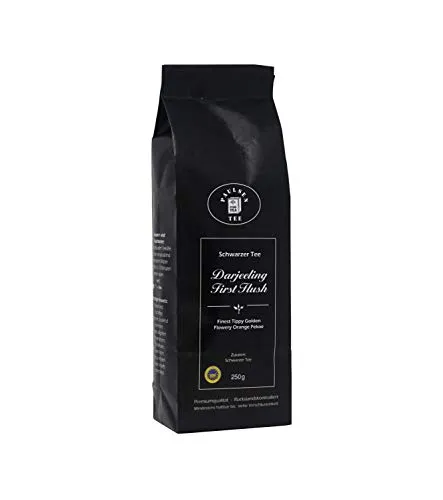 Darjeeling First Flush 250g, Paulsen Tee, Schwarzer Tee, rückstandskontrolliert & zertifiziert