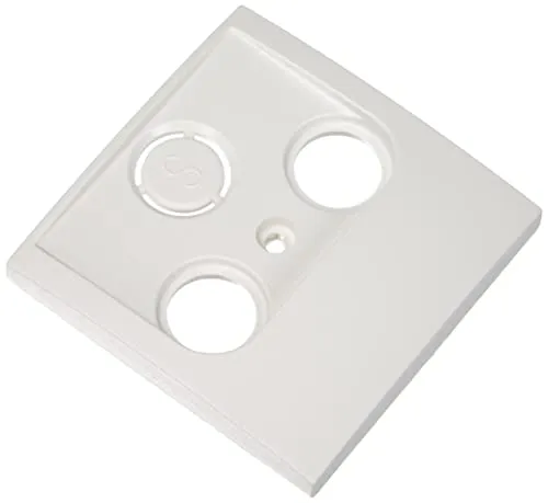 Hager B1 – Platte TV/Radio weiß Polar