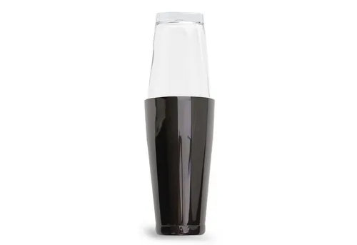 LACARI Cocktail Shaker Boston Shaker Tin Tin aus Edelstahl und Glas, Edelstahl, (2-tlg)