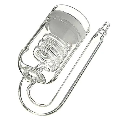 CO2 Diffusor Aquarium,yeemeen U Form 3 Kreise Aquarium CO2 Regler, Aquarium CO2 Diffusor, 60~300L Pflanzen Tank Zerstäuber Magnetregler Moos, Rückschlagventil U Form Glasrohr Saugnapf