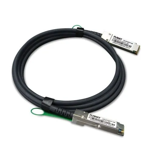 PLANET CB-DAQSFP-2M InfiniBand-Kabel QSFP+ Schwarz, Grau (CB-DAQSFP-2M)