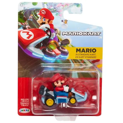 Nintendo Super Mario Figur Wave 5 Racer Mario, 6,5 cm (12892)