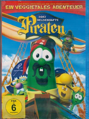 Ein Veggietales Abenteuer: Drei heldenhafte Piraten - DVD - NEU