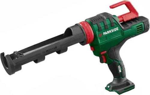 PARKSIDE 20 V Akku-Kartuschenpresse PKPA 20-Li - Praktische Akku-Kartuschenpresse zum mühelosen Auftragen von Dichtstoffen. Mit 6-stufiger Vorschubgeschwindigkeit und automatischem Rücklauf für sauberes Arbeiten. Ergonomisches Design und integrierte LED für optimale Sicht.