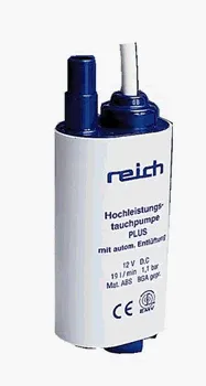Reich Hochleistungs Tauchpumpe PLUS 19 l/min 1,1 bar - Wasserpumpen - Hohe Förderleistung von 19 l/min und 1,1 bar Druck, ideal für schnelle und effiziente Entwässerung.