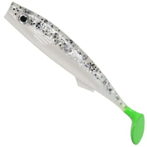 Seika Pro Gummifisch Fortuna Shad 10cm - 5 Gummiköder, Farbe:Salt and Pepper