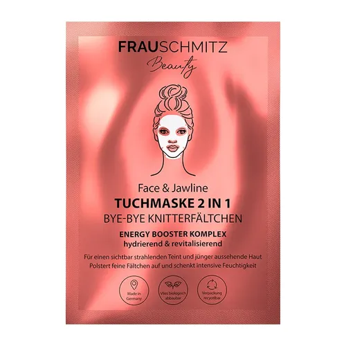FrauSchmitz Beauty Gesichtstuchmaske Face & Jawline, 1 Stück