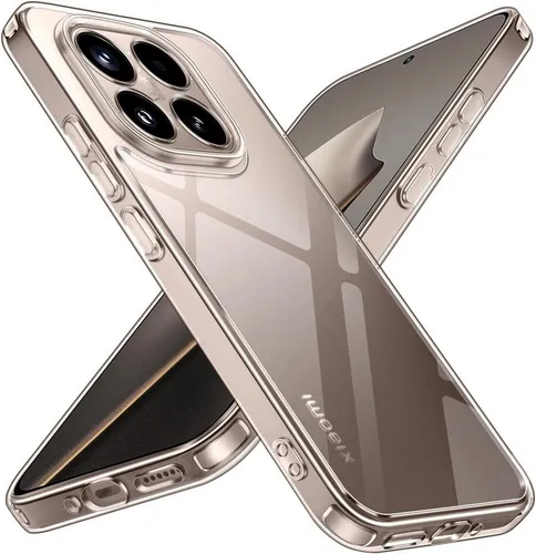 CLM-Tech Handyhülle Transparent für Xiaomi 15T/15T Pro - Smartphone-Hüllen, kratzfest und stoßsicher aus hochwertigem TPU Gummi, idealer Schutz für dein Xiaomi 15T ohne Funktionalität einzubüßen.