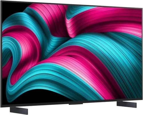 LG OLED42C58LA 42 Zoll OLED-Fernseher mit 4K Auflösung - Fernseher mit beeindruckendem OLED-Display, 42 Zoll und Cashback von 150,- Euro. Genießen Sie lebendige Farben und tiefes Schwarz für ein optimales Fernseherlebnis.