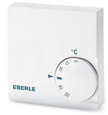 Eberle RTR-E 6124/24V AC Raumtemperaturregler - Raumtemperaturregler für optimale Heizungssteuerung, mit thermischer Rückführung und Schutzart IP für zuverlässigen Betrieb.