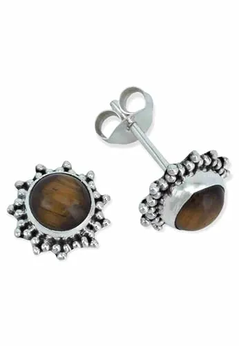 Ohrringe Braun von mantraroma