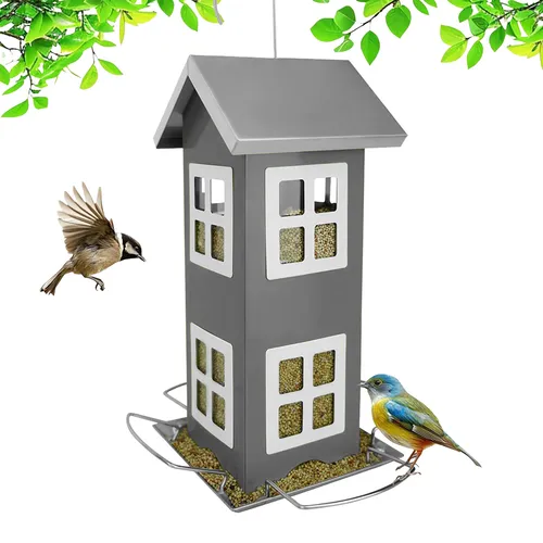 Vogelhaus Vogelfutterhaus Vogelfutterspender Vogelvilla Dekovogelhaus hängend