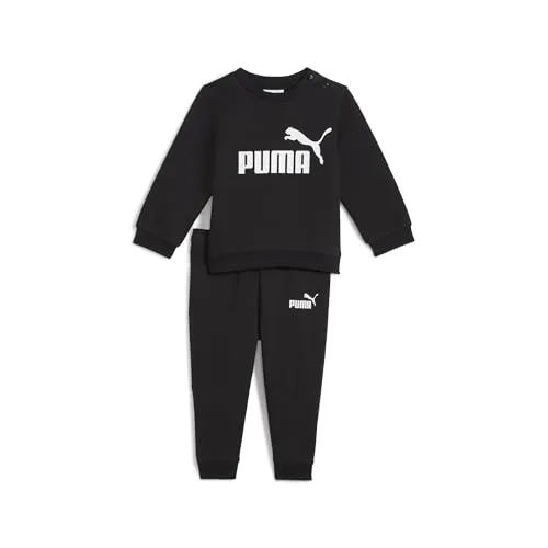 PUMA Unisex Baby MINICATS ESS Crew Set FL INF in schwarz von PUMA
