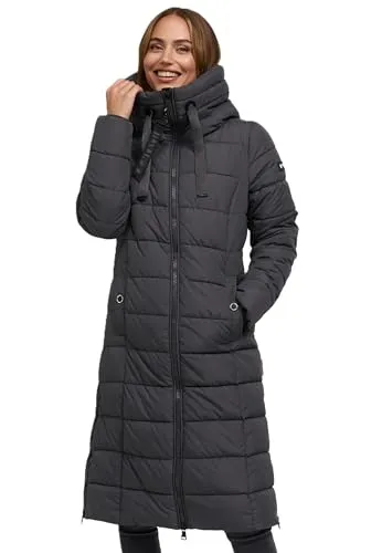 Navahoo Damen Winterjacke N036 - Wind- & Wasserabweisend mit großer Kapuze - Funktionsjacke für Damen, ideal für kalte Tage, bietet Wärme und Komfort mit kuscheligem Innenfleece und praktischen Taschen.