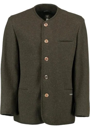 OS Trachten Trachtenjanker Oznayo Trachtensakko mit 3 Paspeltaschen und OS Trachten Metall-Emblem