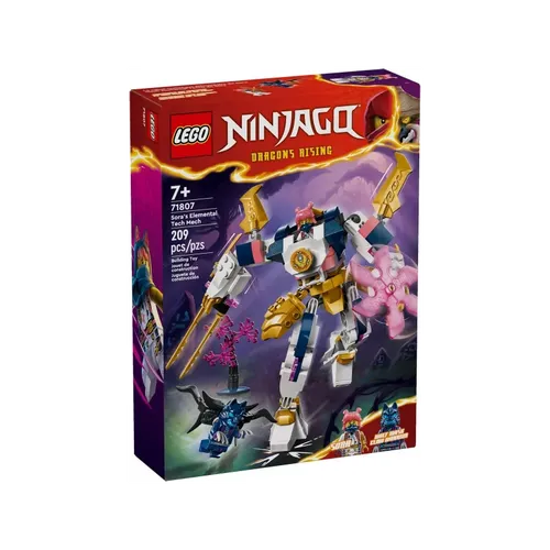 LEGO 71807 Soras Technikmech - Entdecke den LEGO Ninjago Soras Technikmech! Mit 209 Teilen und 2 Minifiguren für kreativen Spielspaß. Ideal für Kinder ab 7 Jahren und perfekt für spannende Abenteuer!