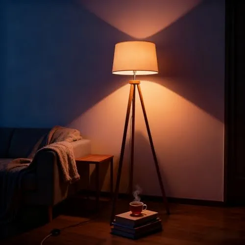 CCLIFE Bogenlampen Modern Stehlampe LED Holz Standleuchte von CCLIFE