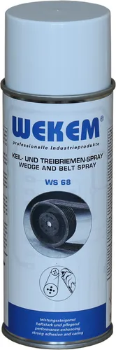 Wekem Keil- und Treibriemen-Spray WS 68 pflegt, schützt und konserviert